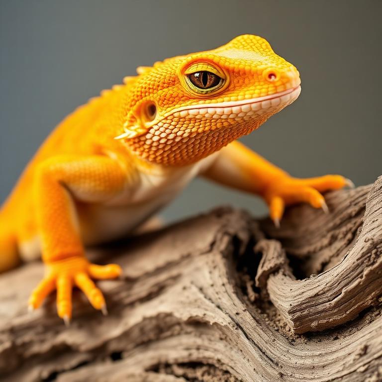 Citrus Bearded Dragon, sub-adult