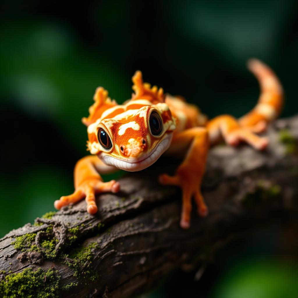 ReptileX Aurora — Harlequin Crested Gecko, House Bred