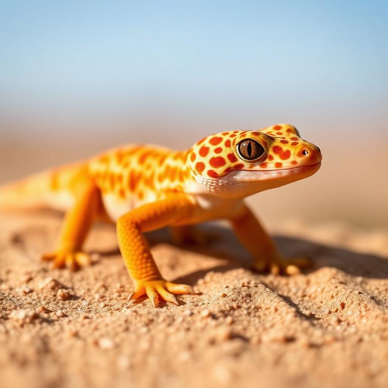 Tangerine Leopard Gecko, adult female