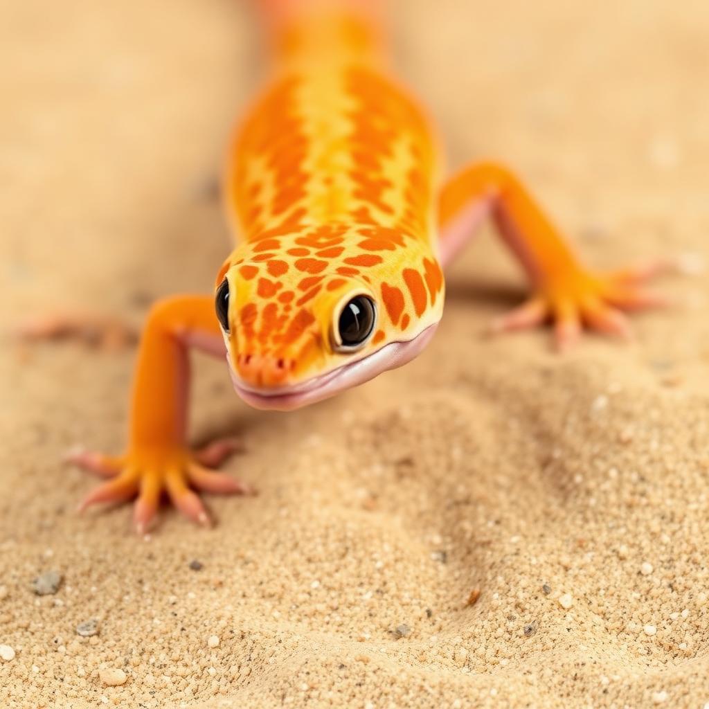 ReptileX Saffron — Tangerine Leopard Gecko Juvenile