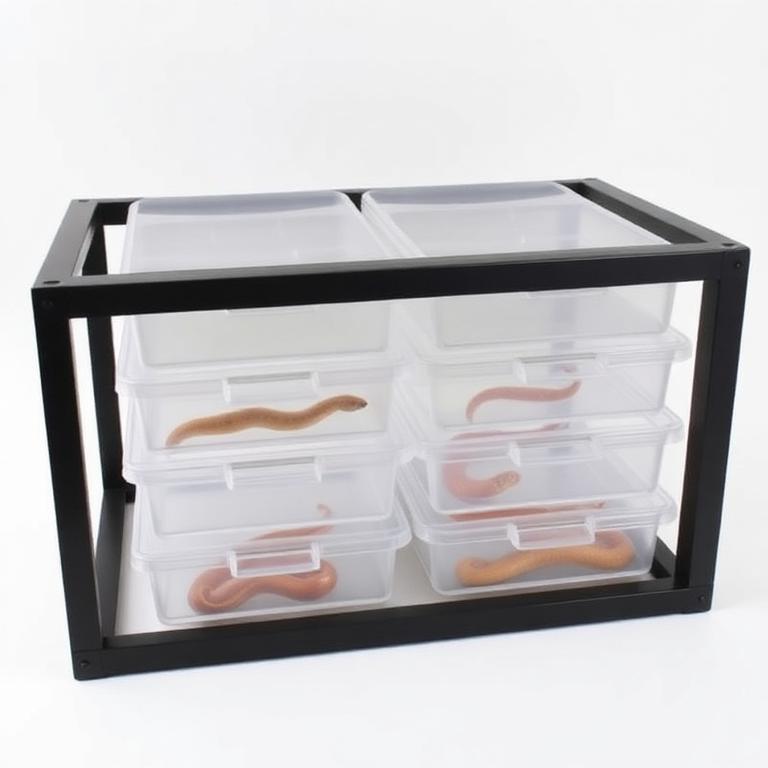 6-Tub Hatchling Rack System